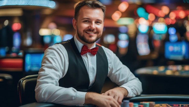Permainan Texas Hold'em Bonus live dealer di studio kerbau28